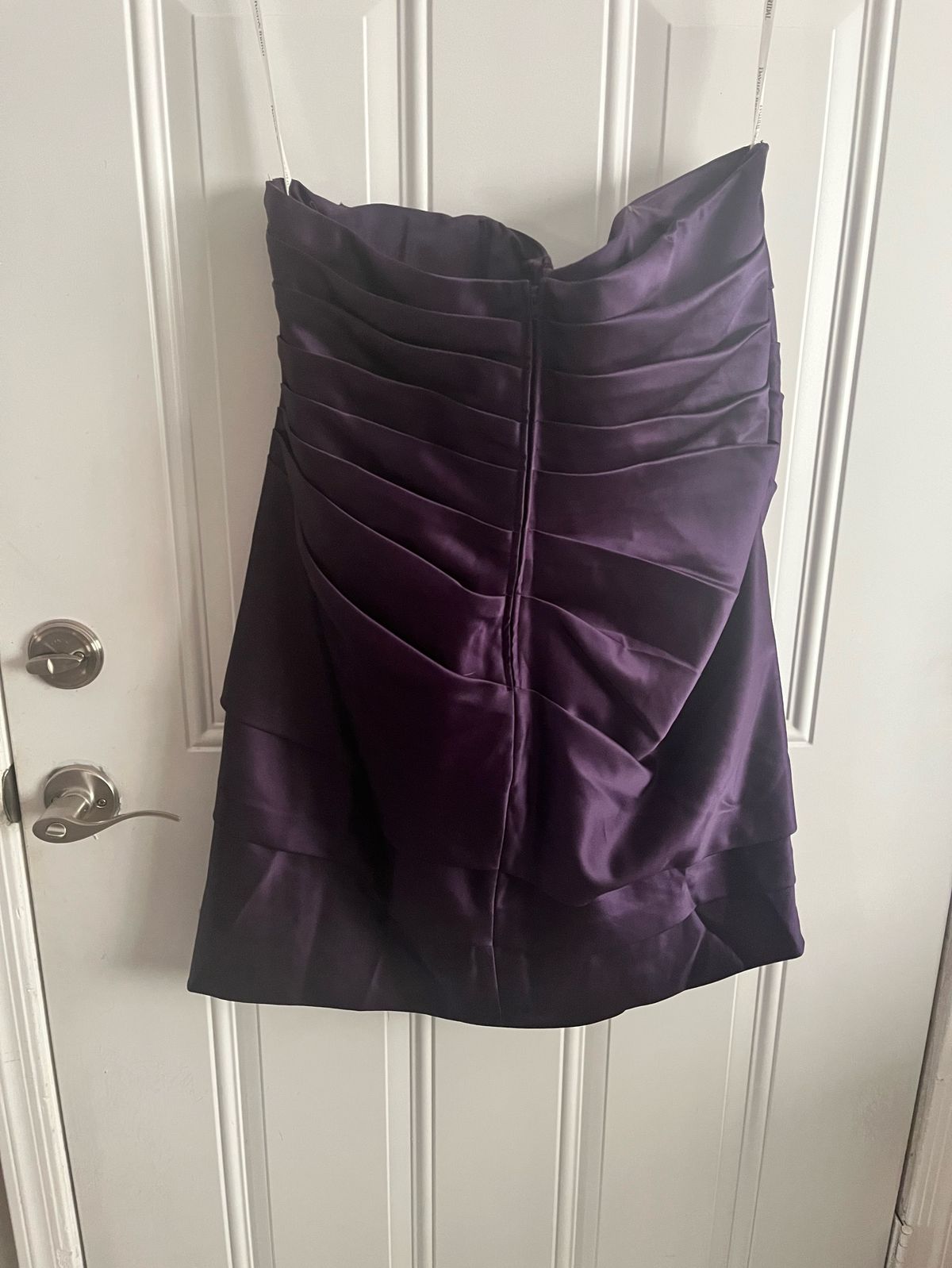 David's Bridal Plus Size 20 Bridesmaid Purple Cocktail Dress on Queenly