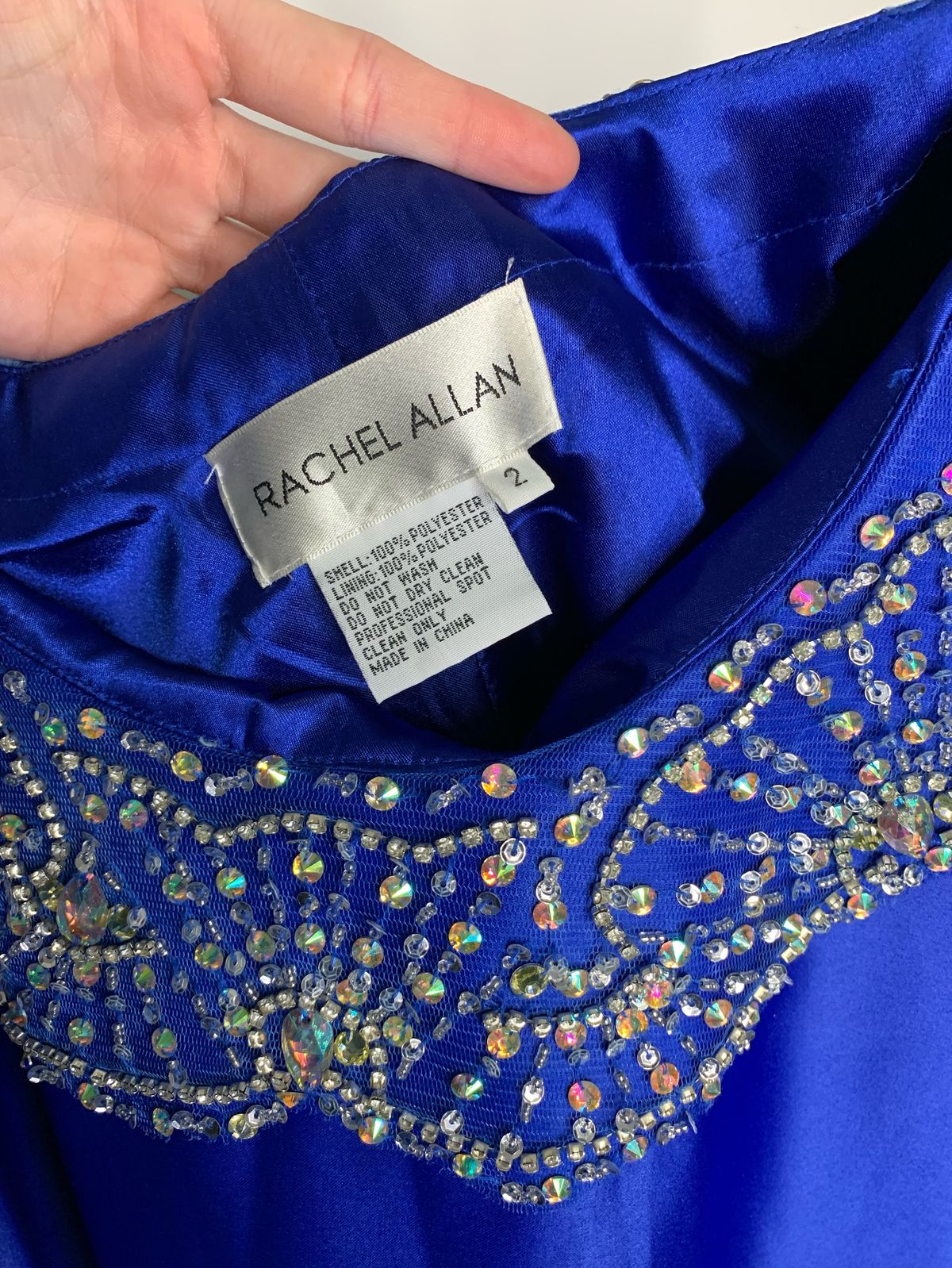 Rachel Allan Size 2 Prom Royal Blue Cocktail Dress on Queenly
