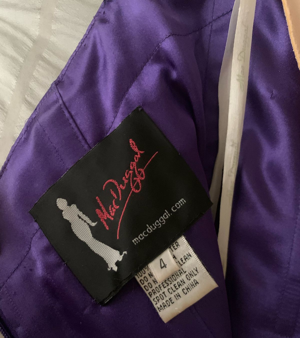 Mac Duggal Size 2 Prom Purple Mermaid Dress on Queenly