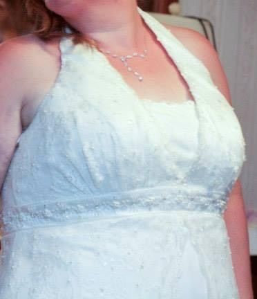 David's Bridal Plus Size 22 Wedding Lace White Ball Gown on Queenly