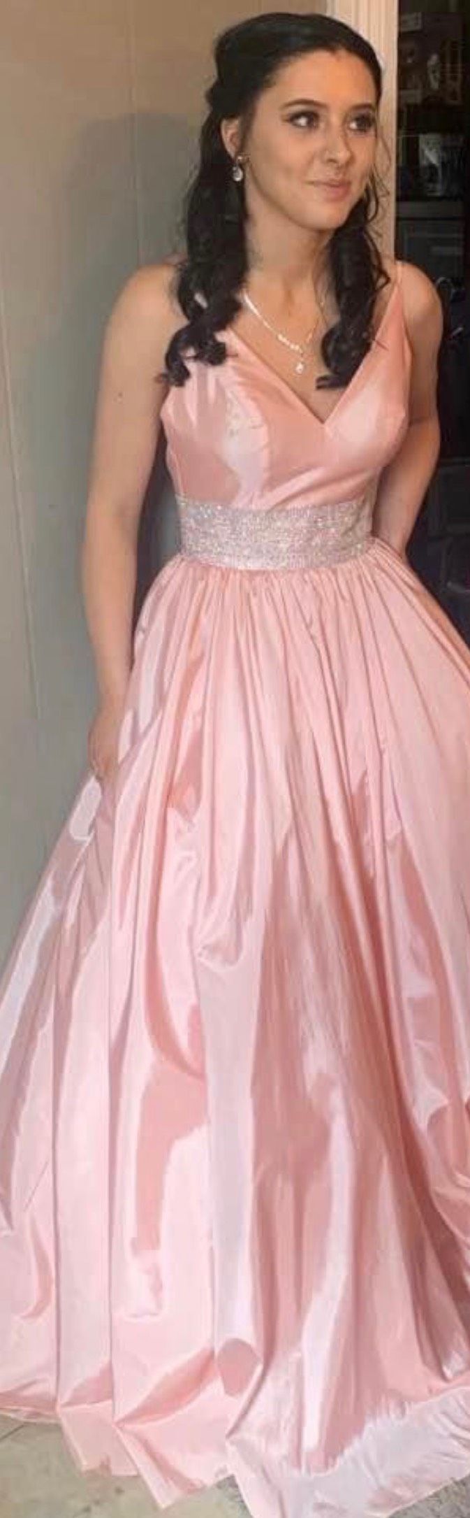 Sherri Hill Size 2 Prom Light Pink Ball Gown on Queenly