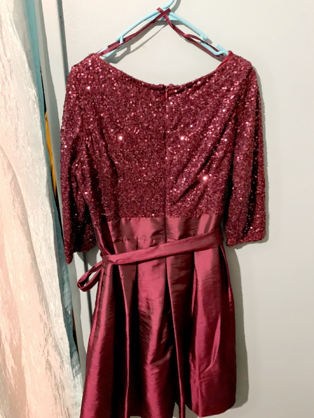 Dillard’s Size 14 Prom Purple A-line Dress on Queenly
