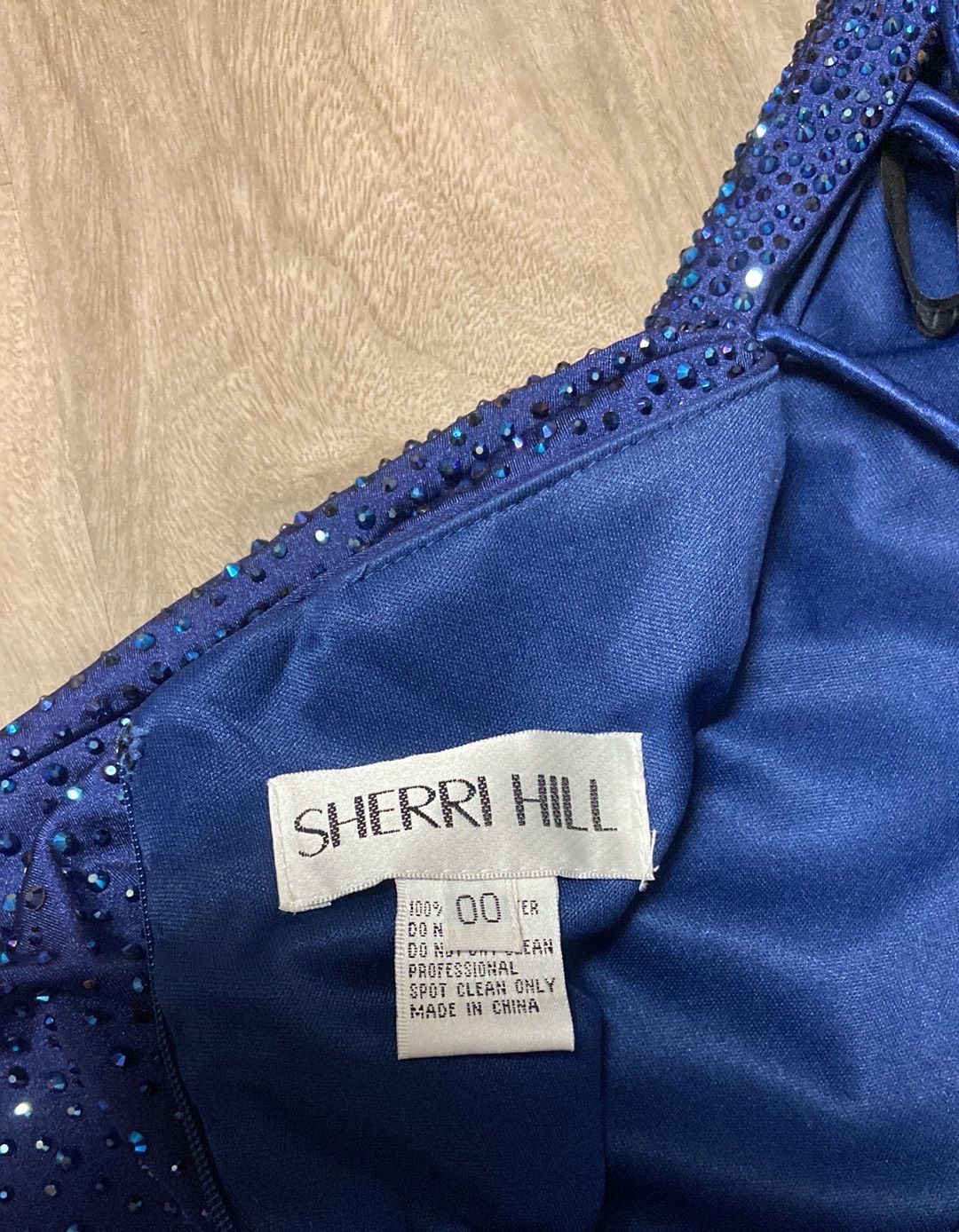 Sherri Hill Size 00 Homecoming Sequined Royal Blue Cocktail Dress on Queenly