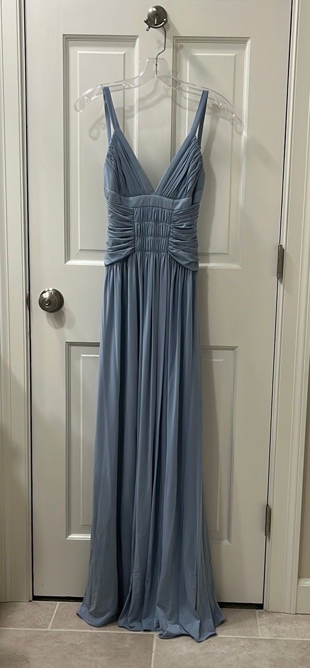 BCBG Size S Blue A-line Dress on Queenly