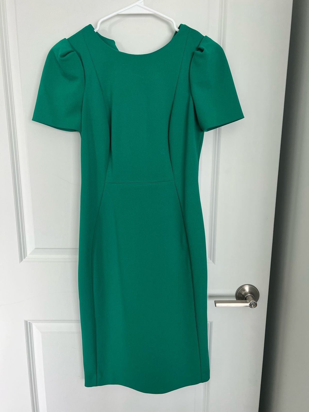 Calvin Klein Size 2 Pageant Interview Green Cocktail Dress on Queenly