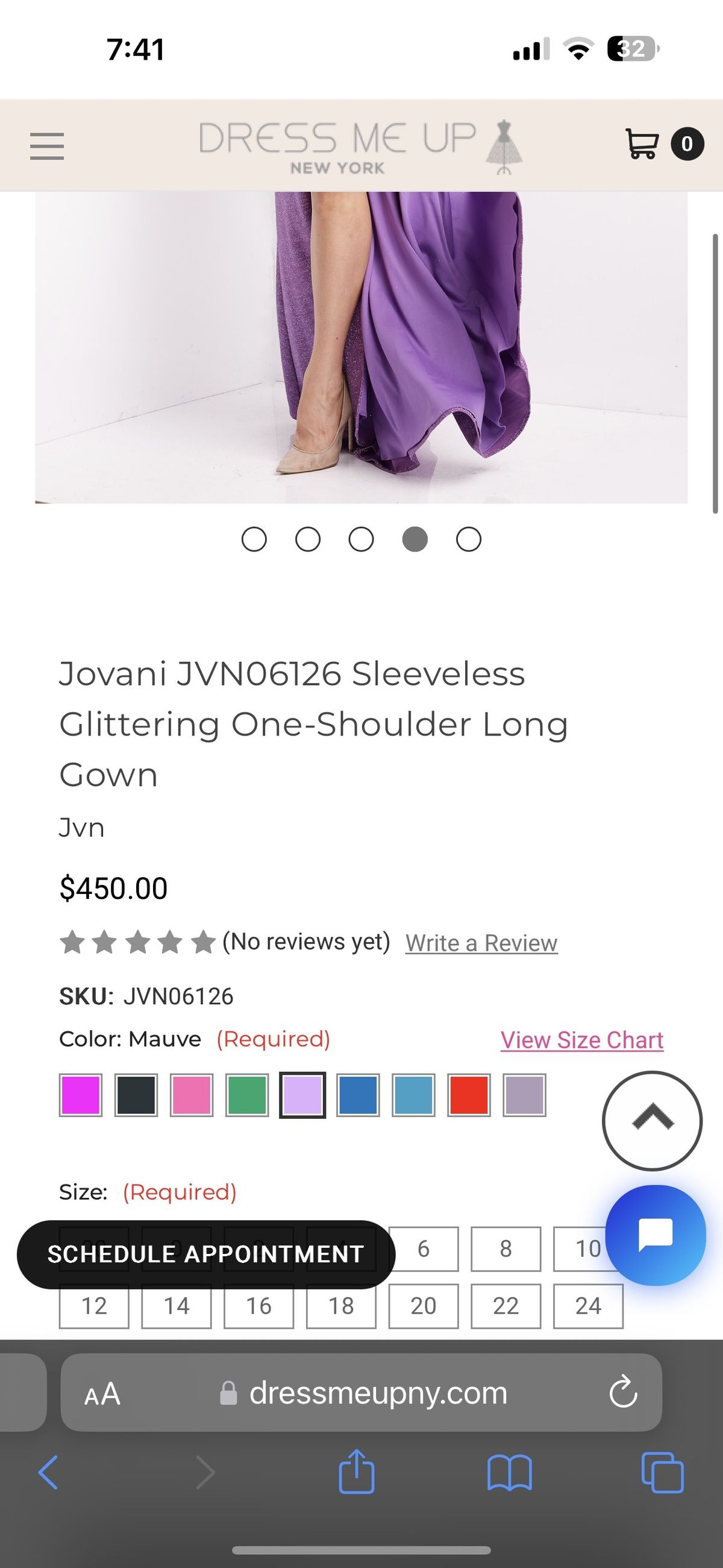 Jovani Size 4 Bridesmaid One Shoulder Purple Mermaid Dress on Queenly