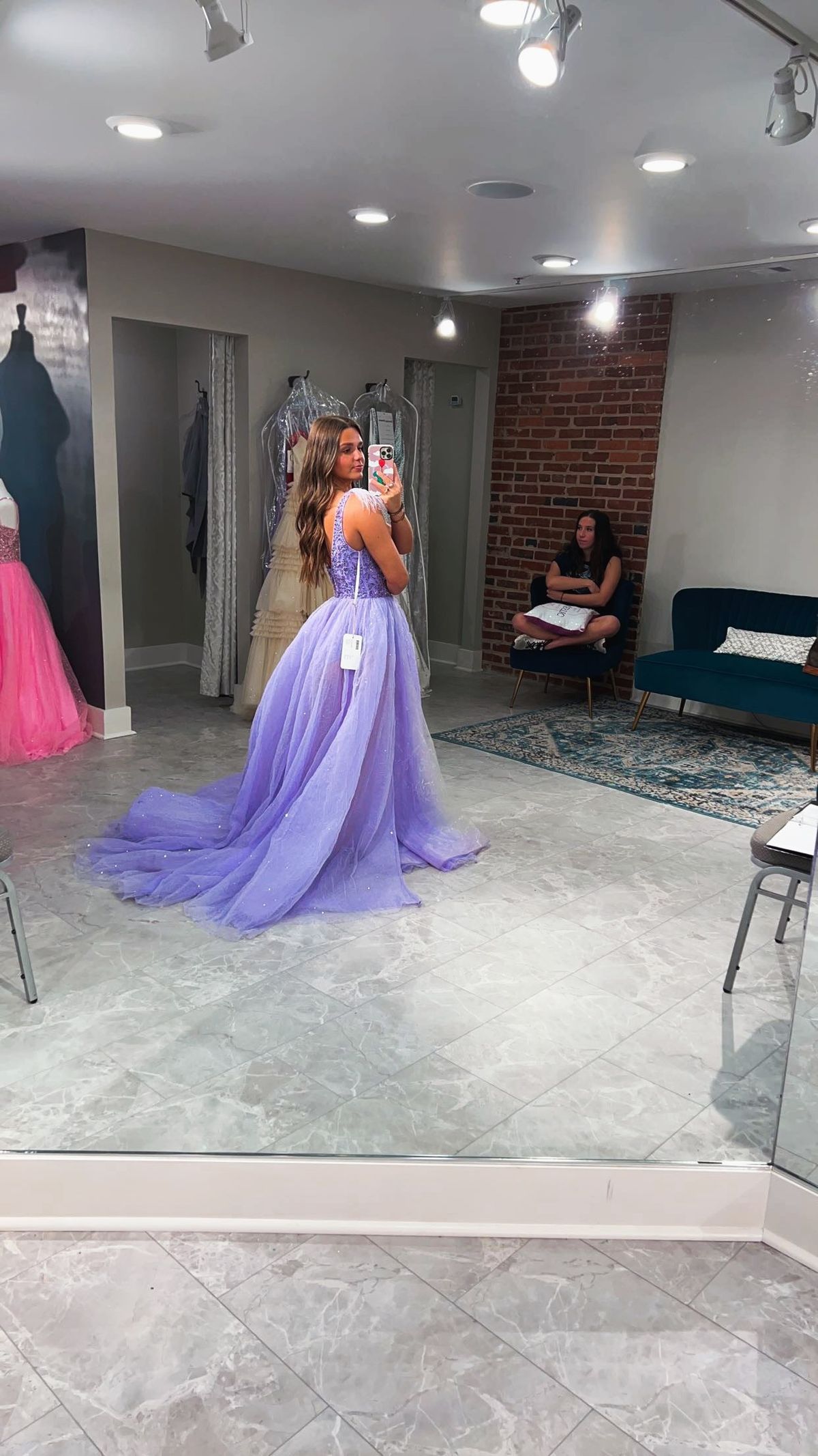 Sherri Hill Size 4 Prom Purple Side Slit Dress on Queenly