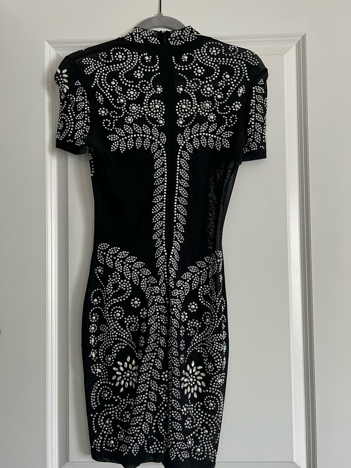 Size 2 Nightclub Sheer Black Cocktail Dress on Queenly
