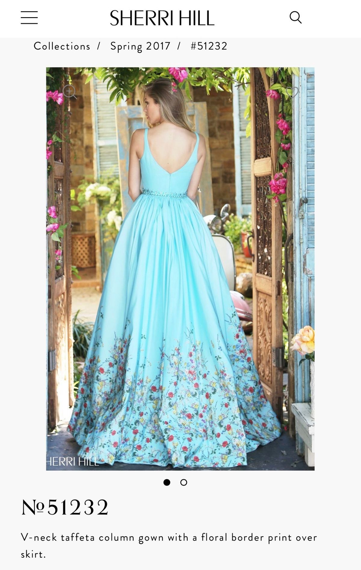 Sherri Hill Size 4 Prom Sequined Light Blue Dress With Train on Queenly