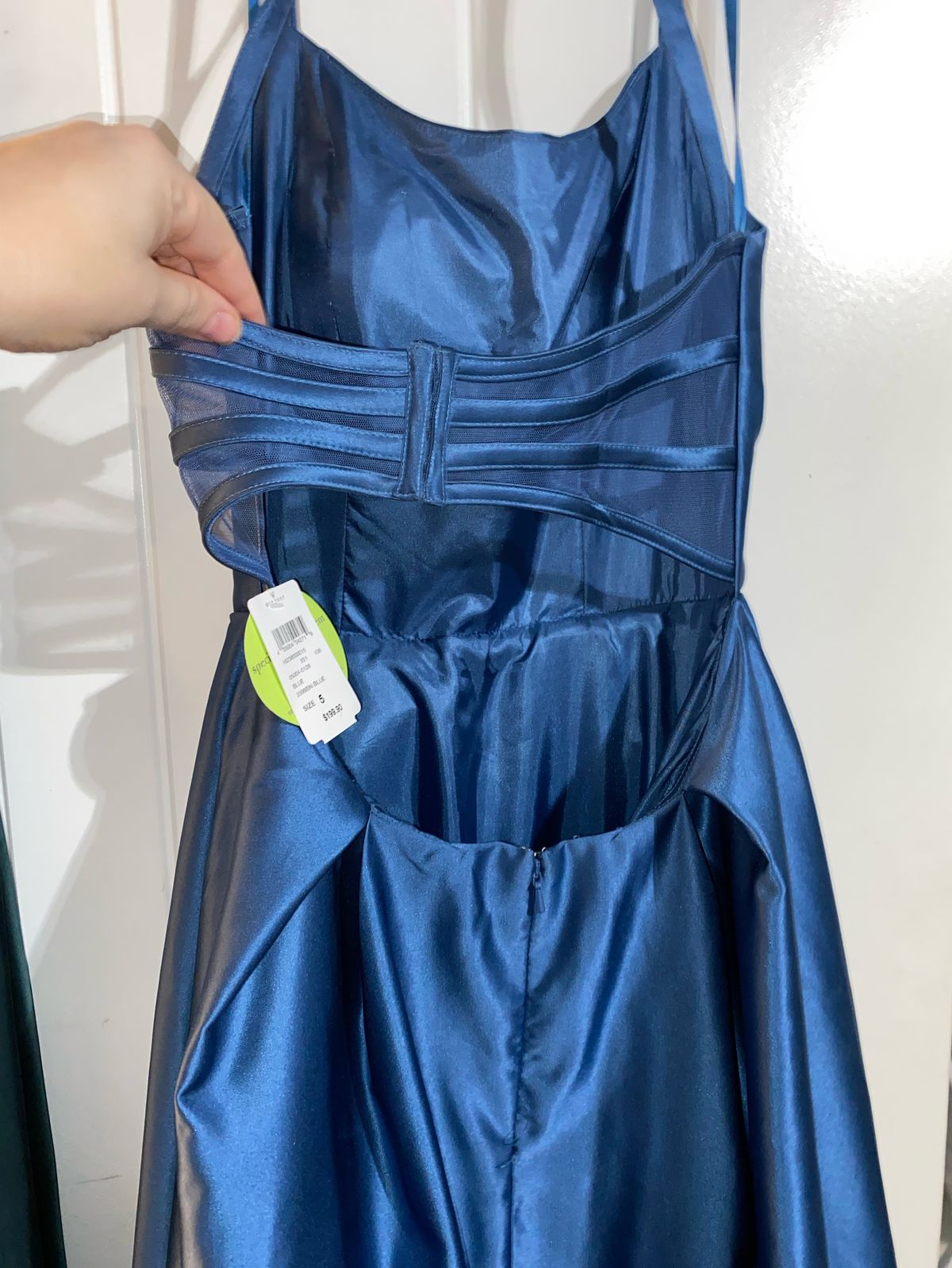 Size 6 Bridesmaid Royal Blue Ball Gown on Queenly