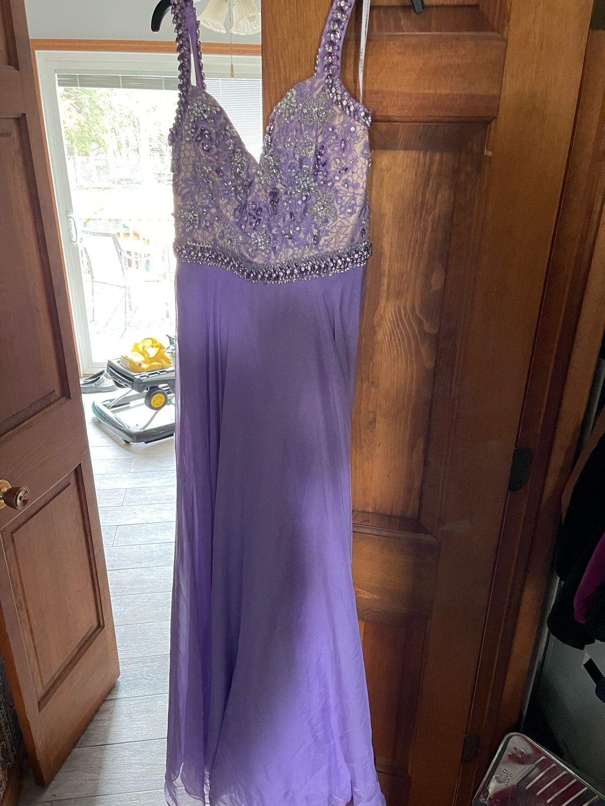 Sherri Hill Size 10 Prom Purple A-line Dress on Queenly