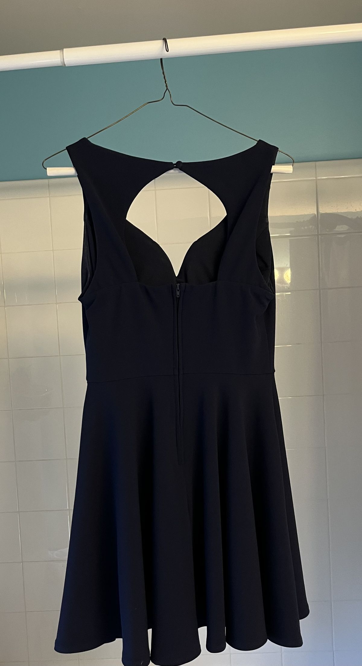 B. Darlin Size 8 Homecoming Navy Blue Cocktail Dress on Queenly