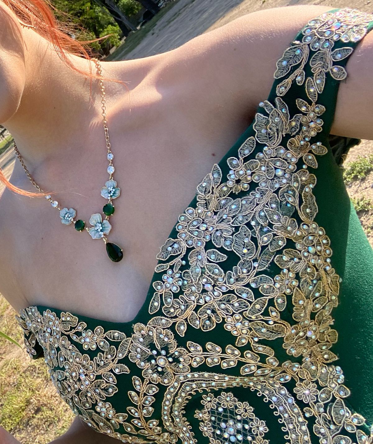 Size 0 Prom Green Mermaid Dress on Queenly