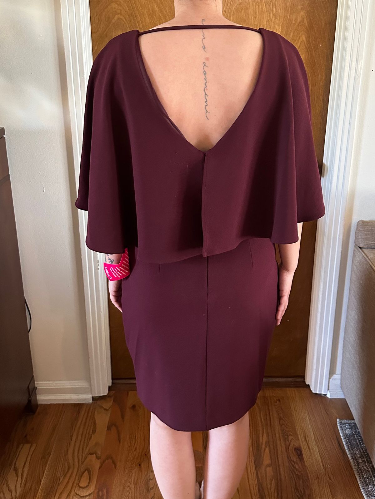 Badgley Mischka Size 4 Prom Purple Cocktail Dress on Queenly