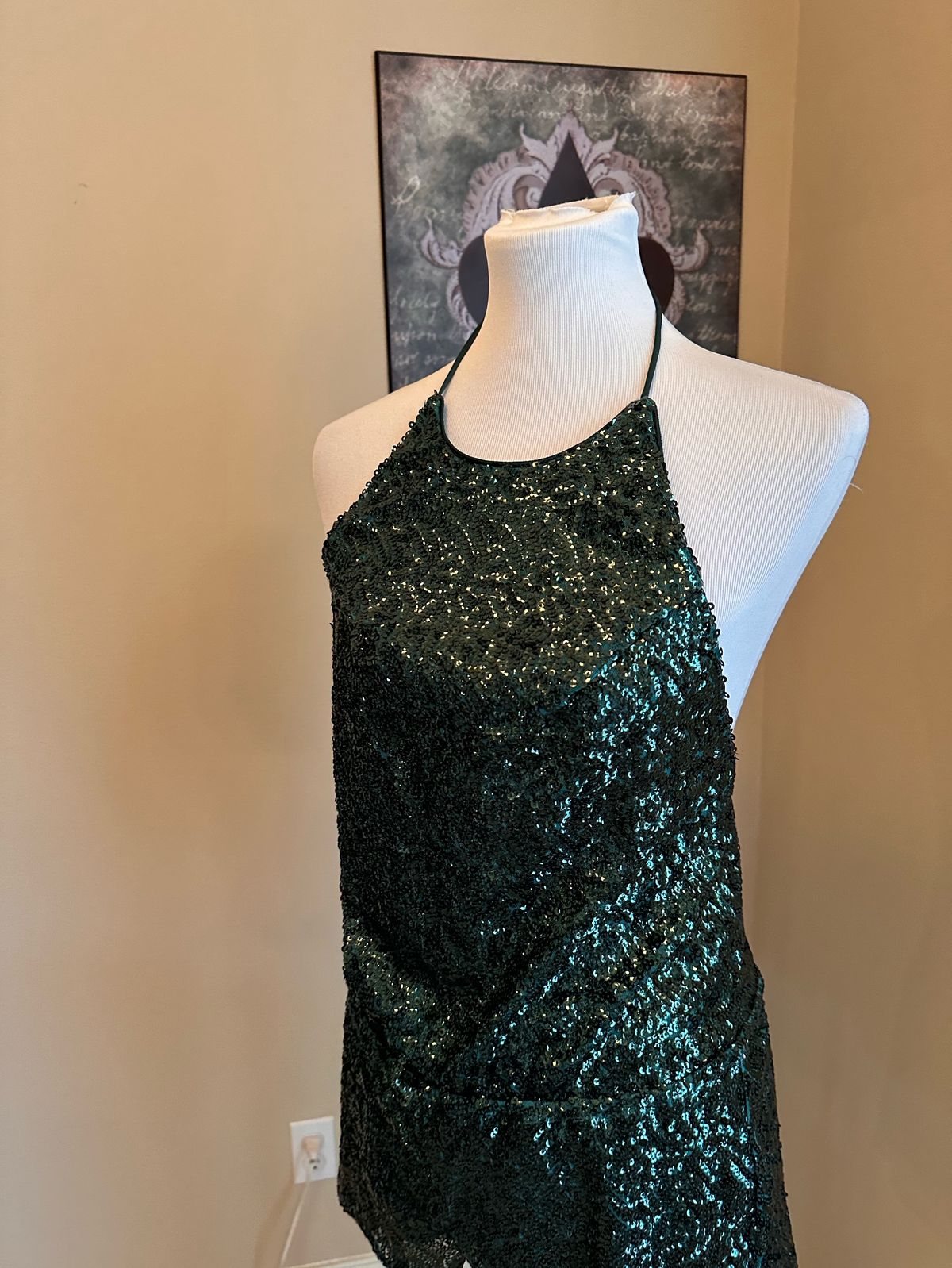 Size 4 Prom Green Formal Jumpsuit on Queenly