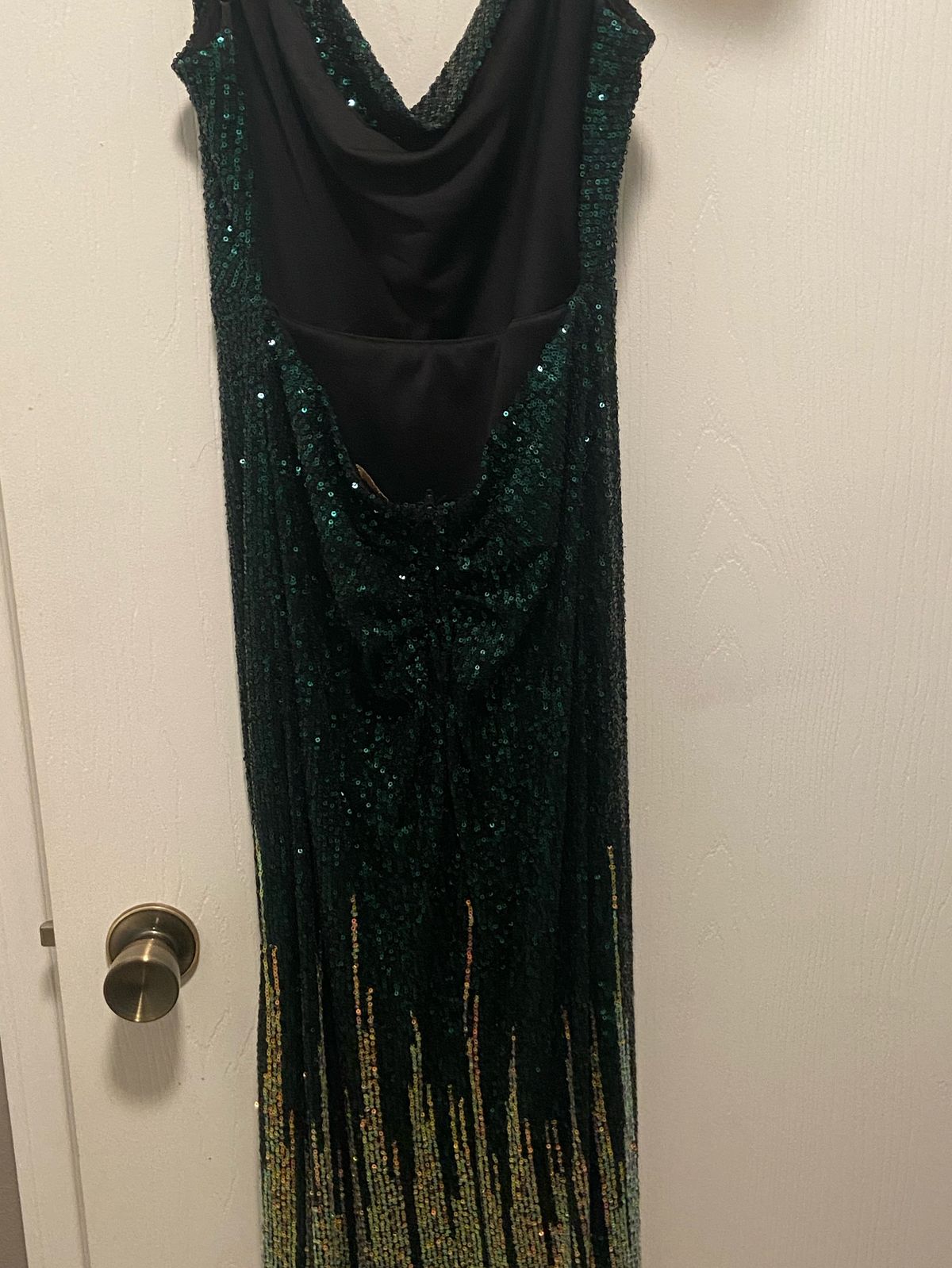 Size M Prom Multicolor Side Slit Dress on Queenly