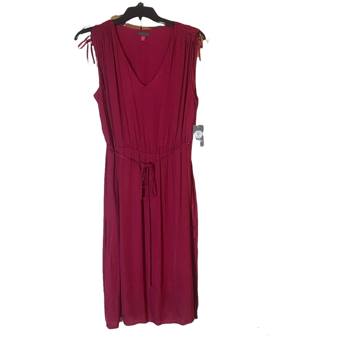 Vince Camuto Plus Size 22 Red Side Slit Dress on Queenly