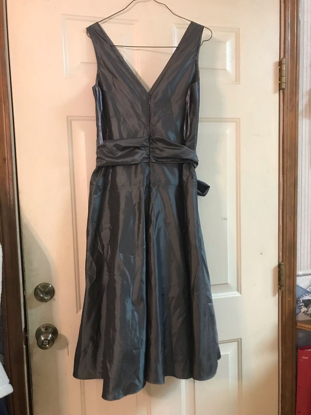 Size S Gray Floor Length Maxi on Queenly