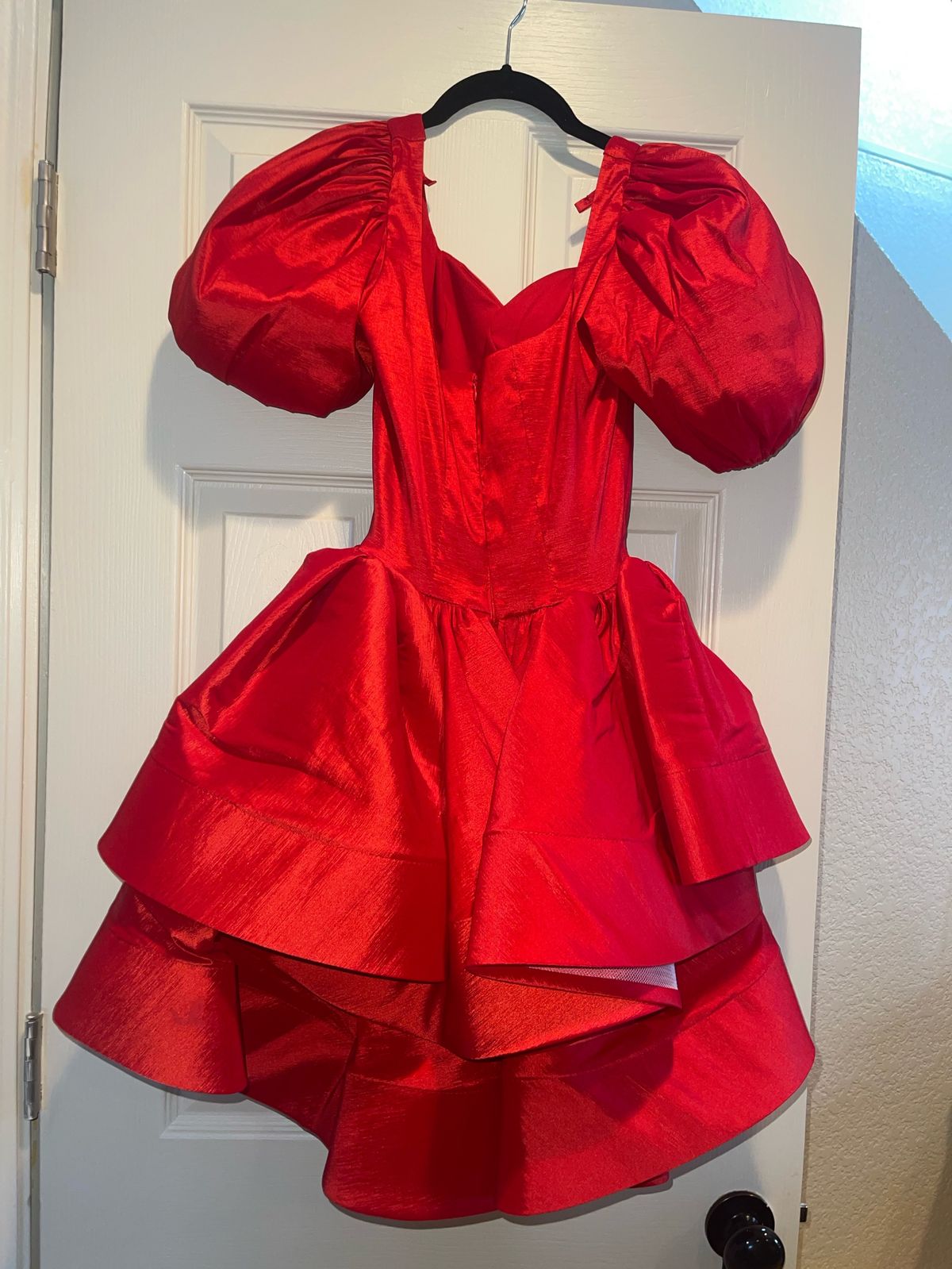 Size 00 Red Cocktail Dress on Queenly
