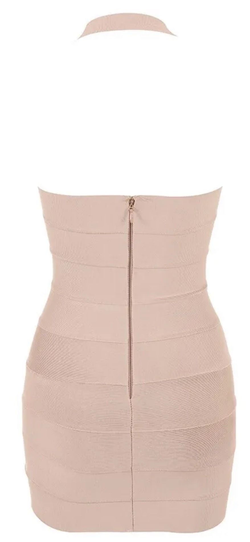 House of CB Size XS Prom Nude Cocktail Dress on Queenly