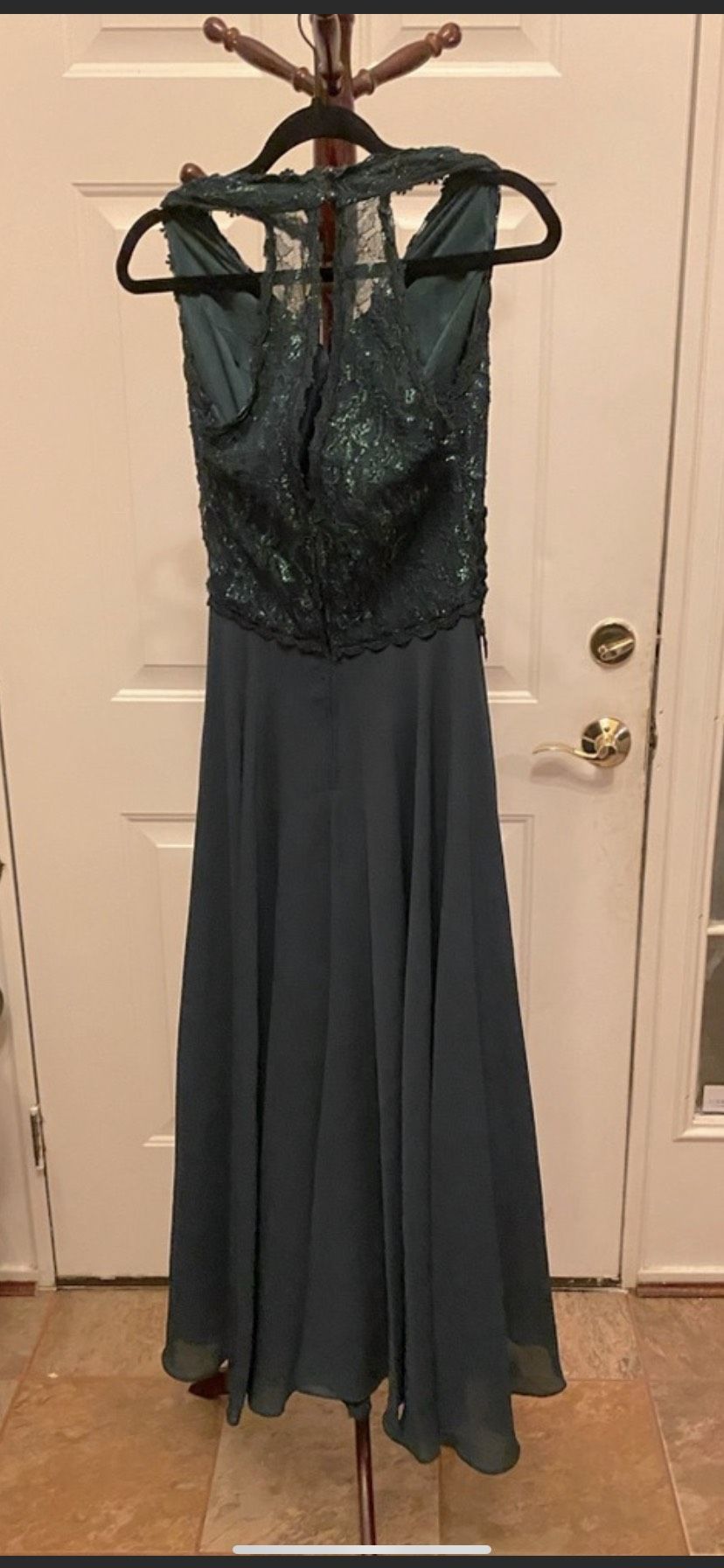 Aspeed Size M Lace Green A-line Dress on Queenly