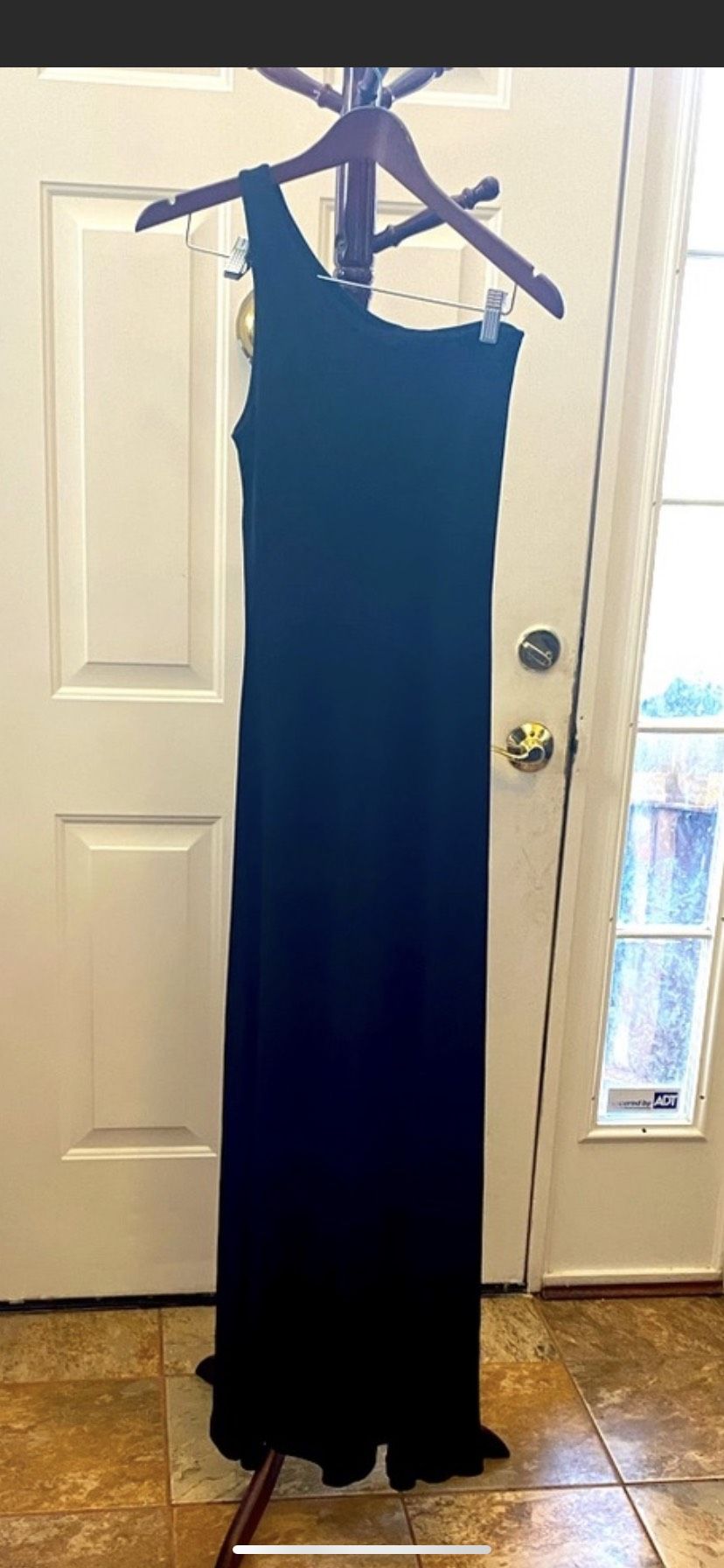 Ralph Lauren Size S Prom One Shoulder Black Floor Length Maxi on Queenly