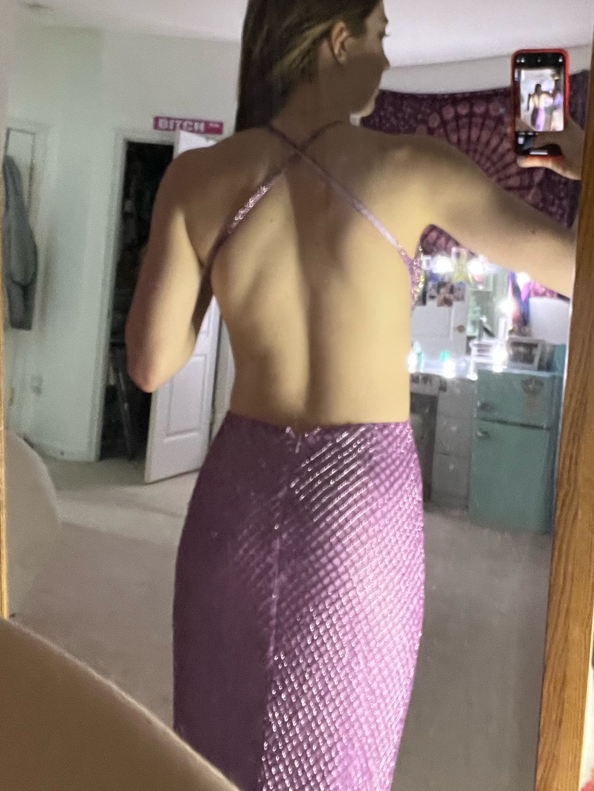 Sherri Hill Size 00 Prom Purple Mermaid Dress on Queenly