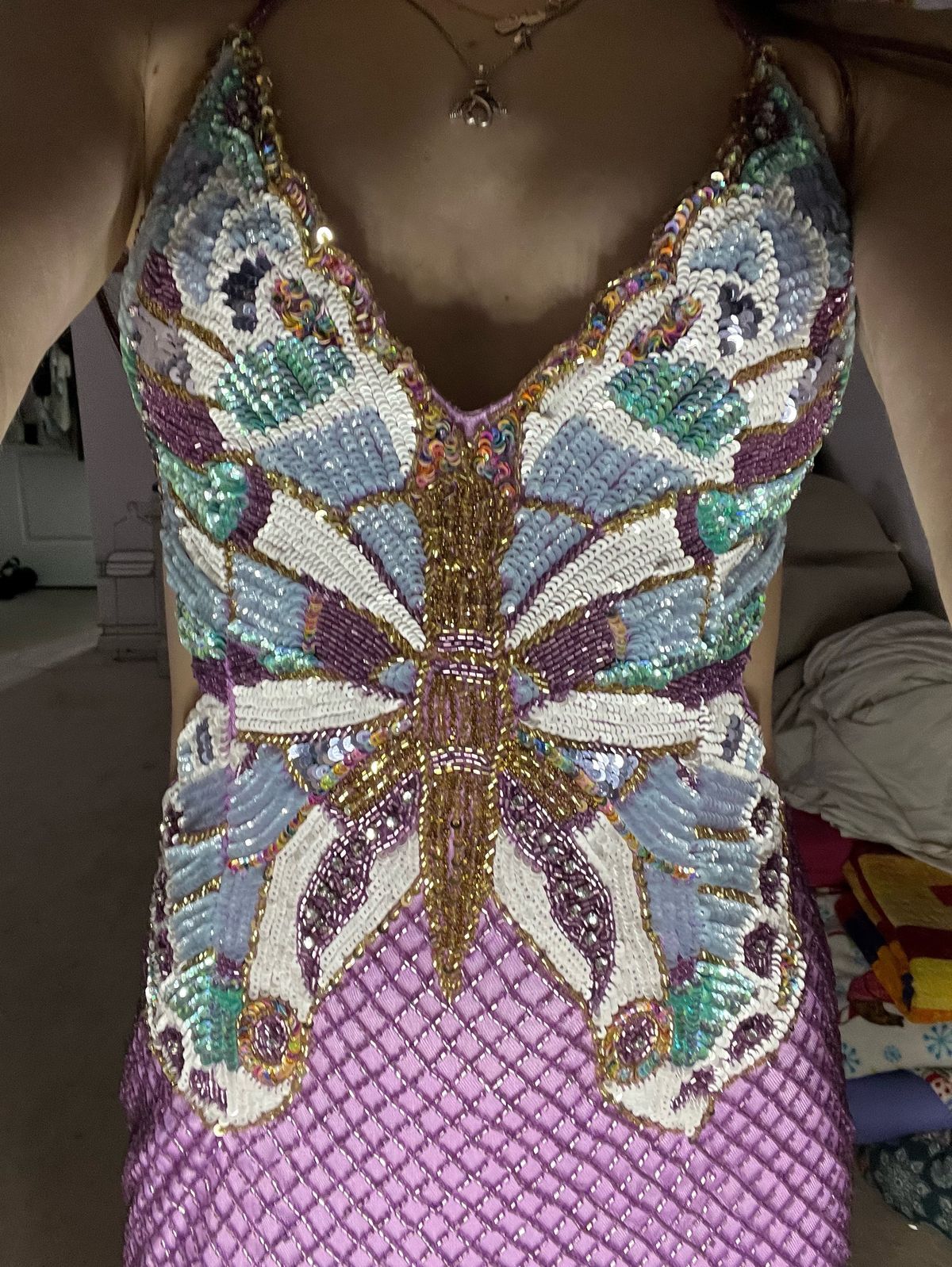 Sherri Hill Size 00 Prom Purple Mermaid Dress on Queenly