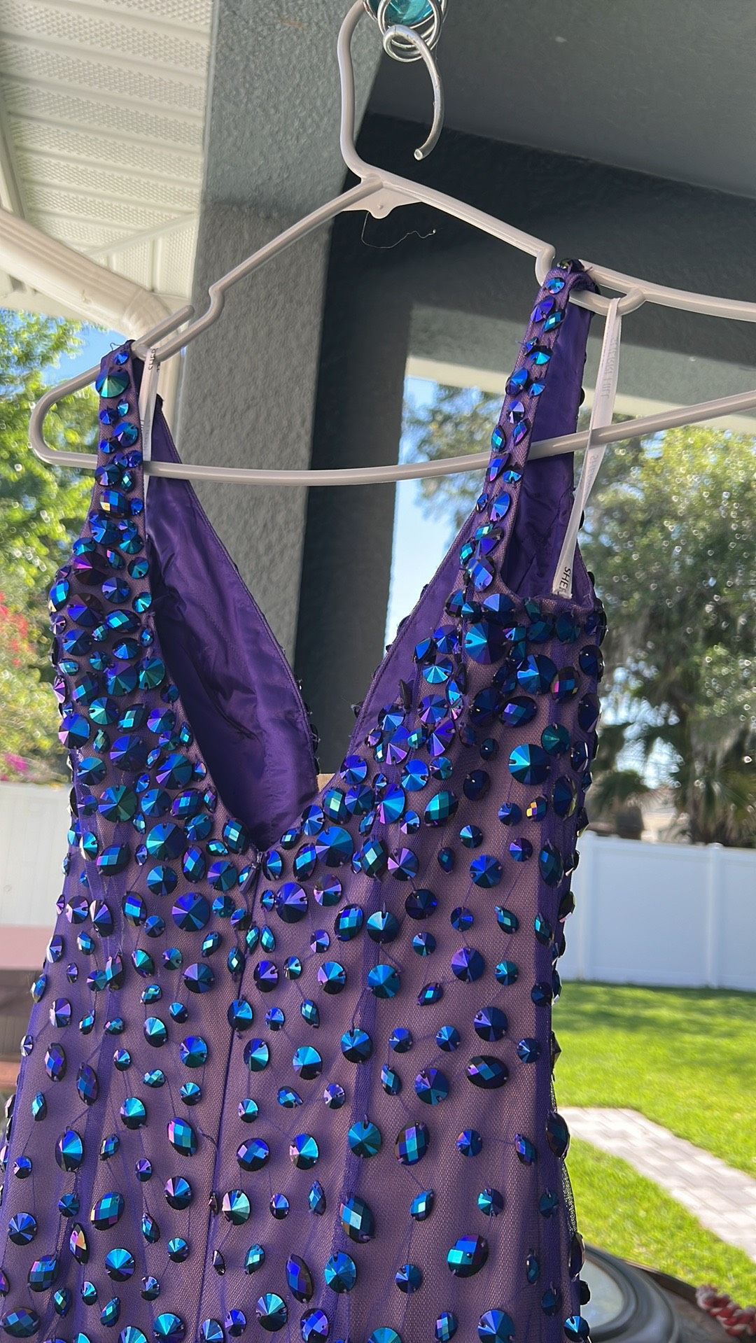 Sherri Hill Size 0 Prom Purple Mermaid Dress on Queenly