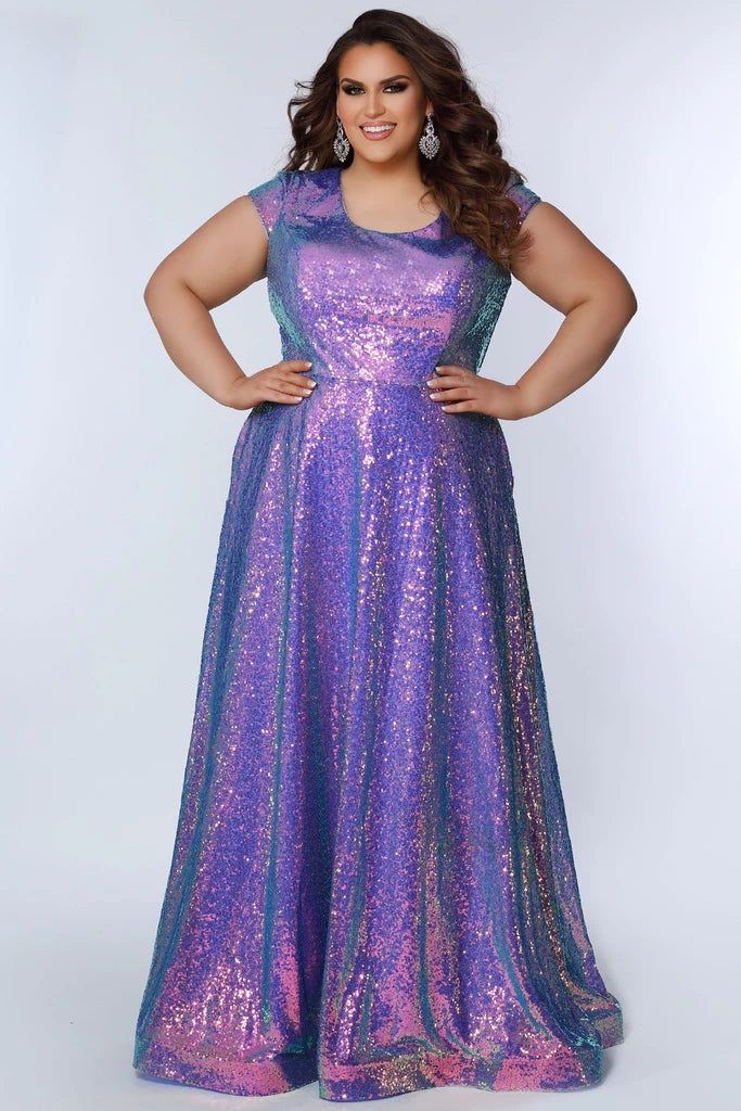 Purple dress size on sale 22