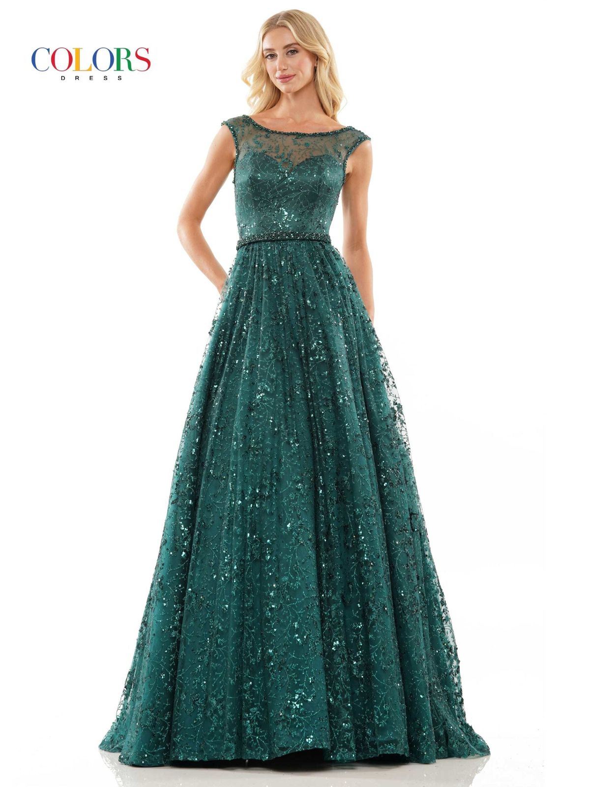 Style LULU Colors Plus Size 22 Prom Green Ball Gown on Queenly