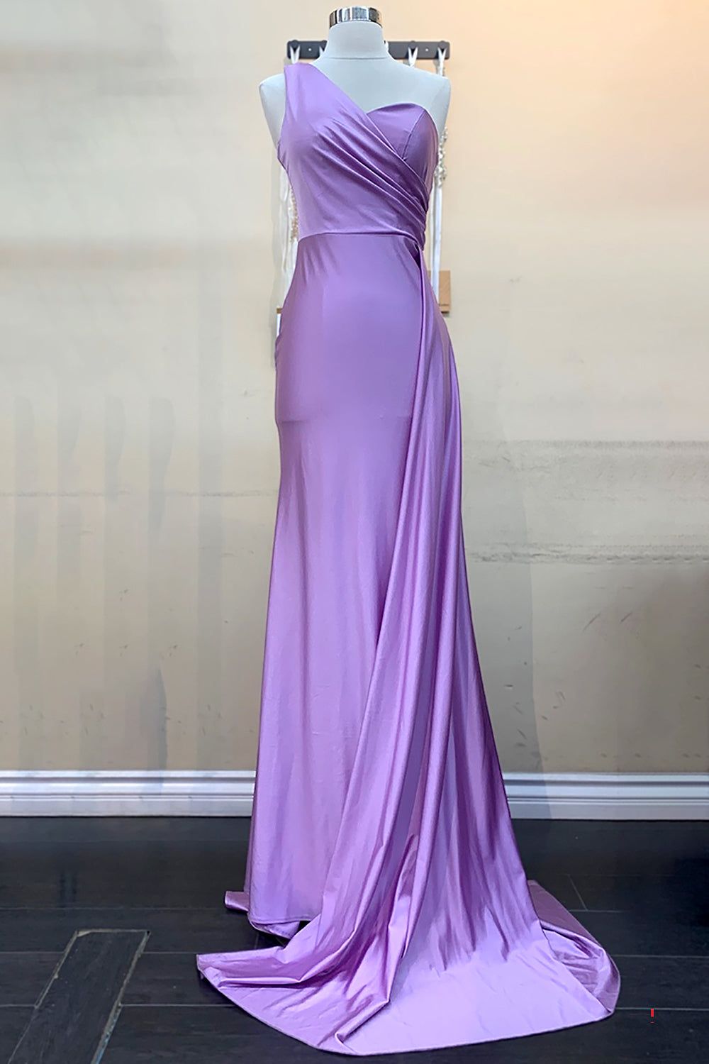 Style MORGAN_LILAC8_D44FA Amelia Couture Size 8 Prom Strapless Purple Floor Length Maxi on Queenly