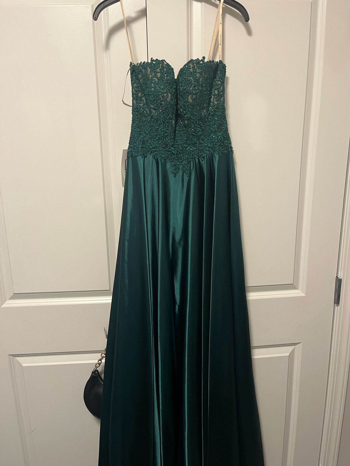Size 00 Prom Green Floor Length Maxi on Queenly