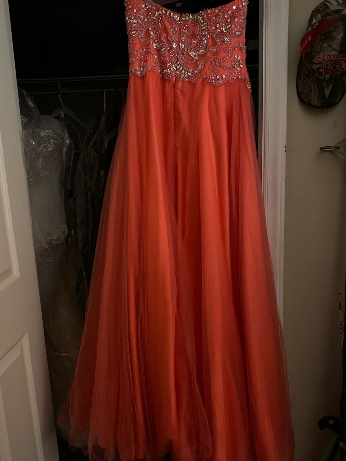 Nina Canacci Size 12 Prom Pink Ball Gown on Queenly