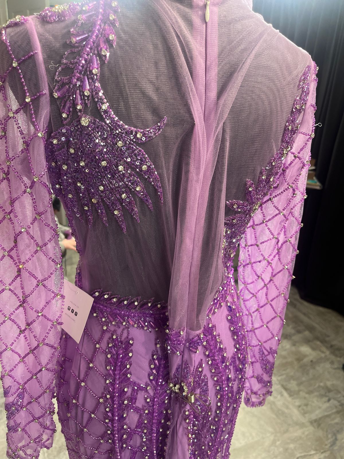 Size 14 Wedding Guest Purple Mermaid Dress on Queenly