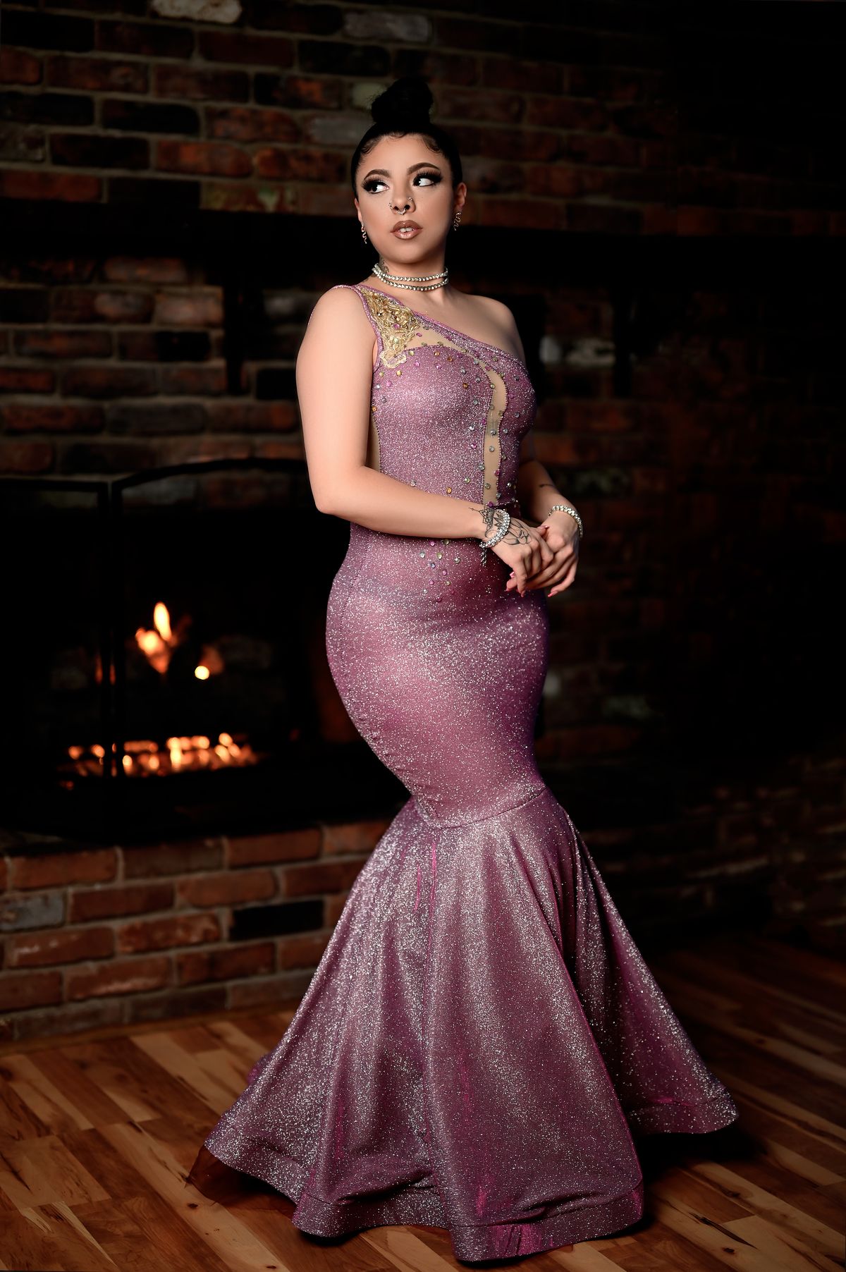 MYSTiiK Styles  Size 8 Burgundy Purple Mermaid Dress on Queenly