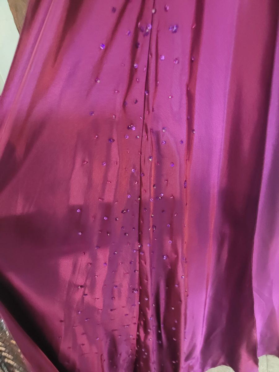 Envious Size 8 Purple Floor Length Maxi on Queenly