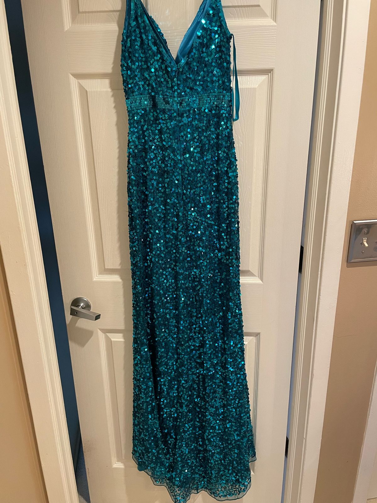 Mac Duggal Size 0 Prom Blue A-line Dress on Queenly
