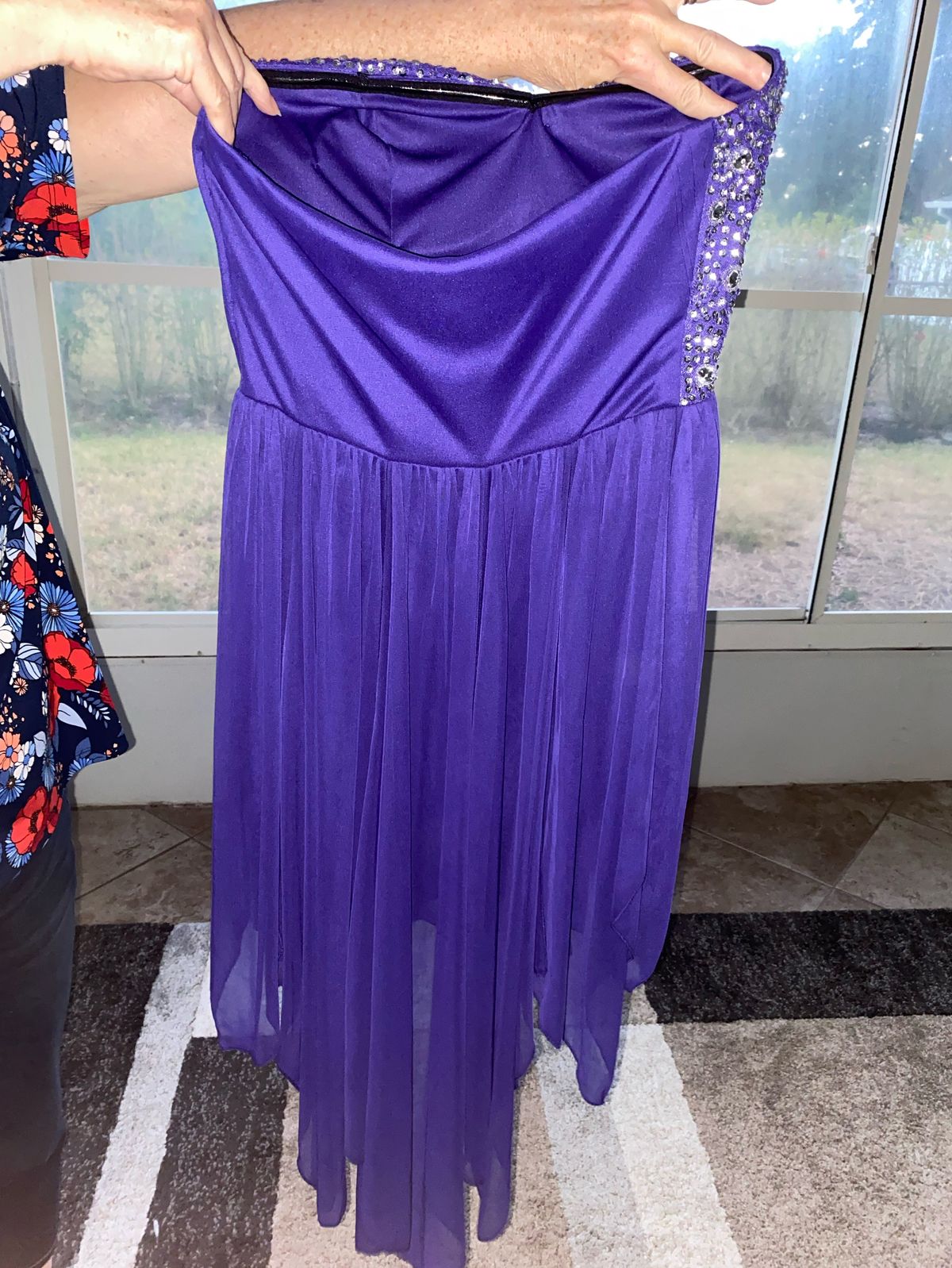 B. Darlin Size 10 Sequined Purple Cocktail Dress on Queenly