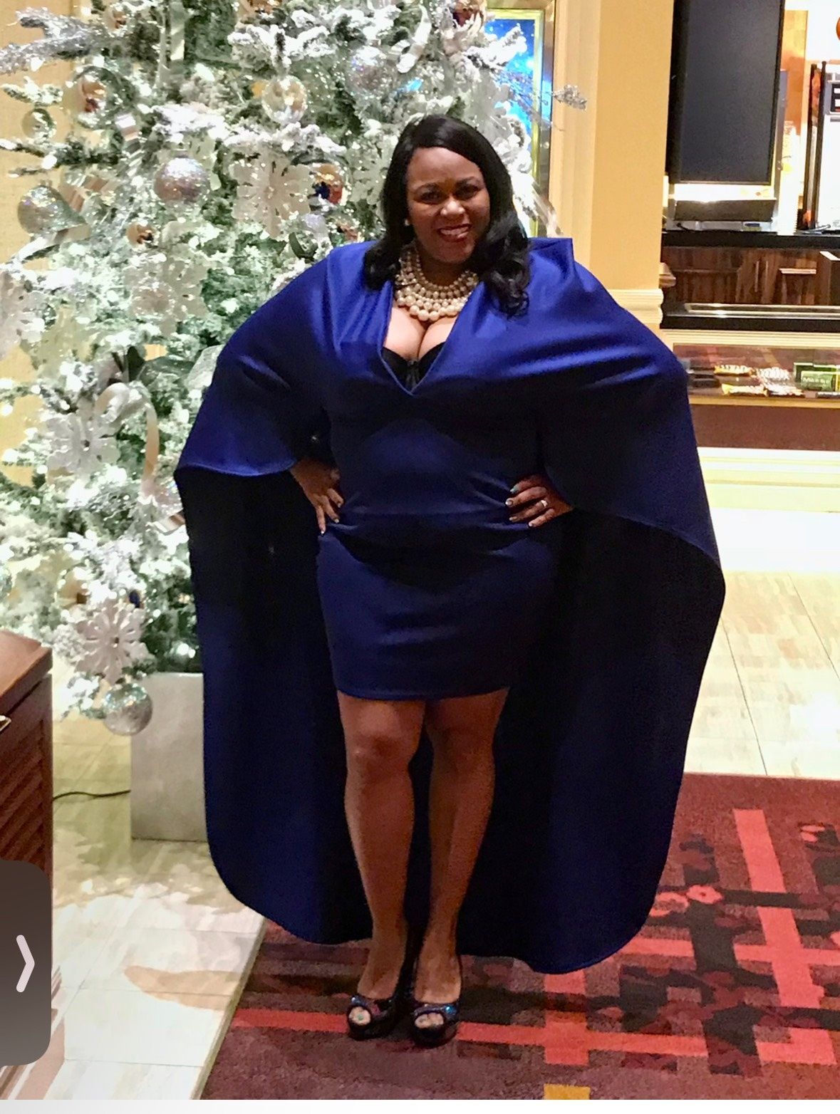 Size 2X Homecoming Royal Blue Cocktail Dress on Queenly