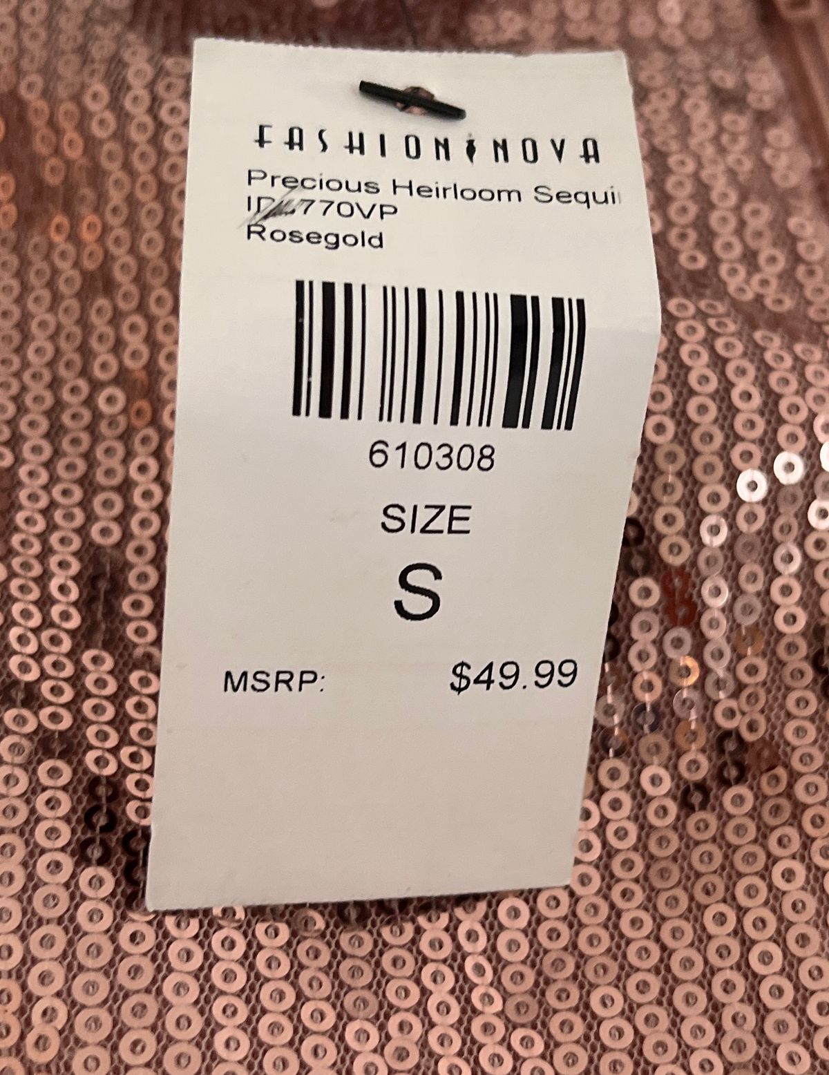 Fashion Nova Size S Gold Cocktail Dress on Queenly