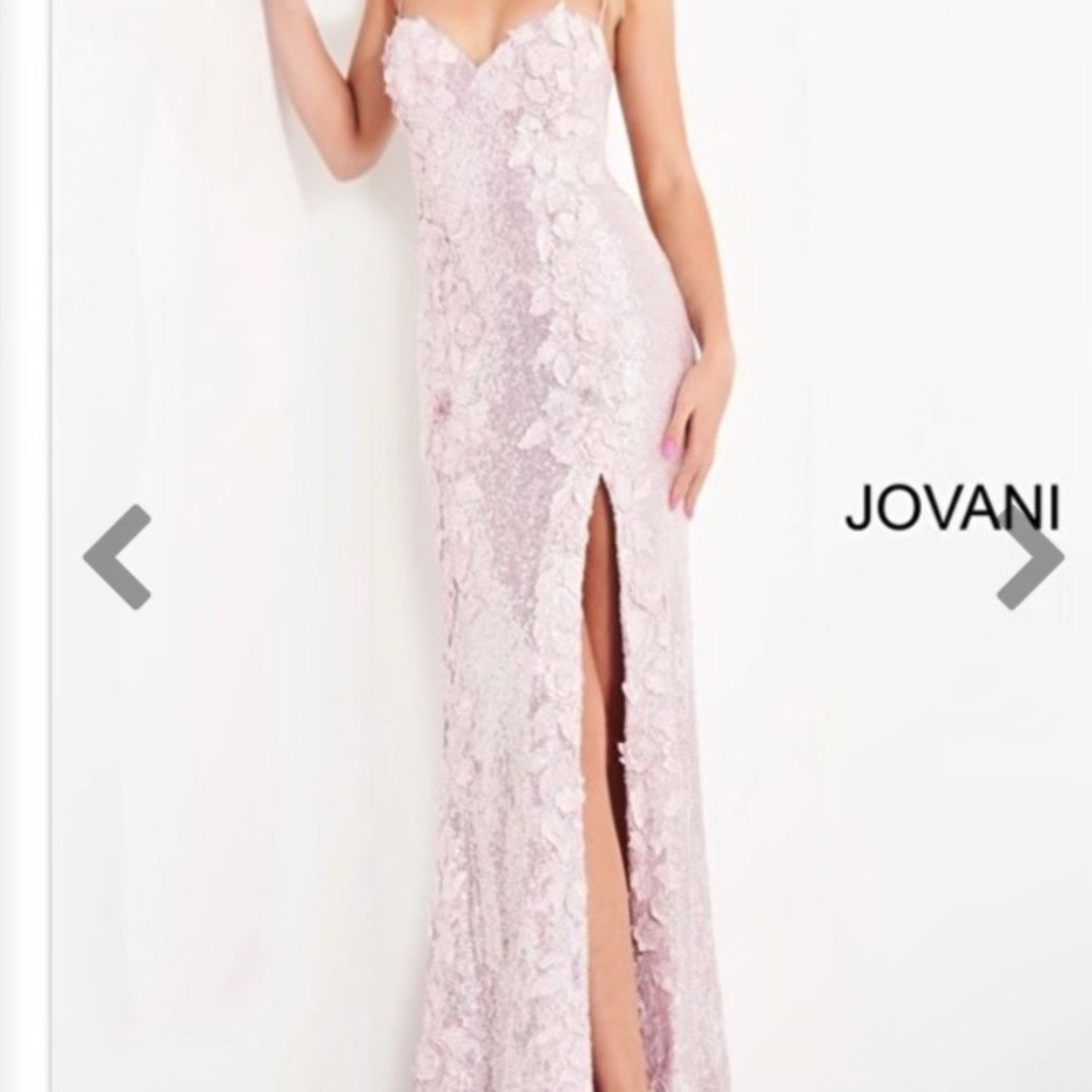Jovani Size 2 Bridesmaid Lace Light Purple Mermaid Dress on Queenly