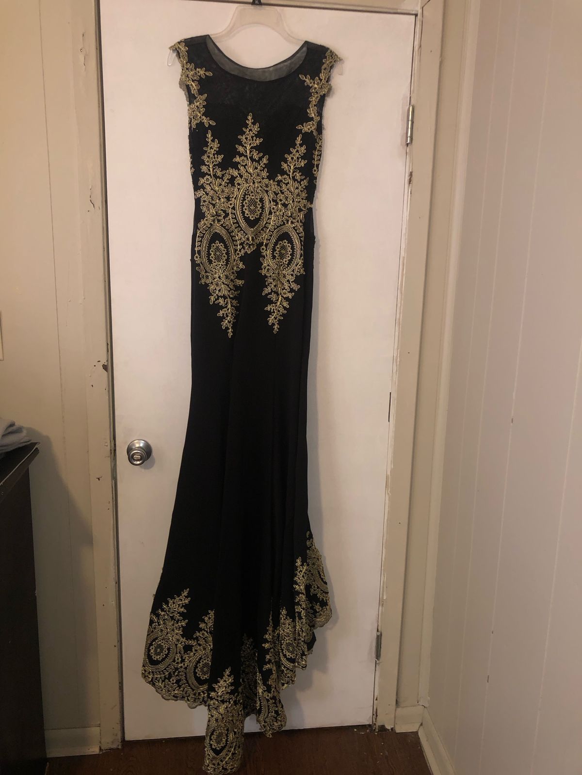 Size 6 Pageant Black Mermaid Dress on Queenly