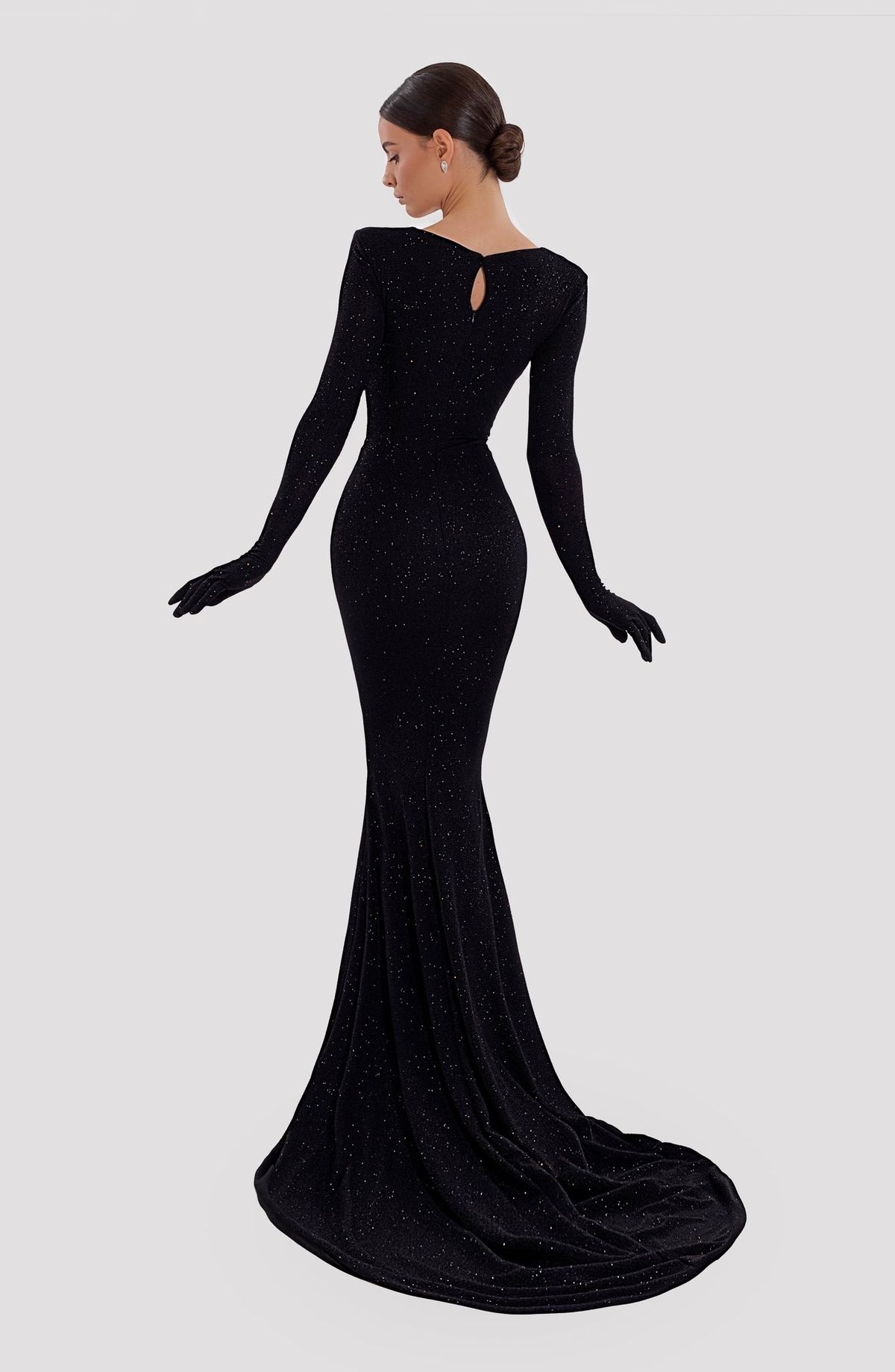 Albina Dyla Straight Dress | Albina Dyla AD5024 | Prom Dress | Size 20 | Color: Black