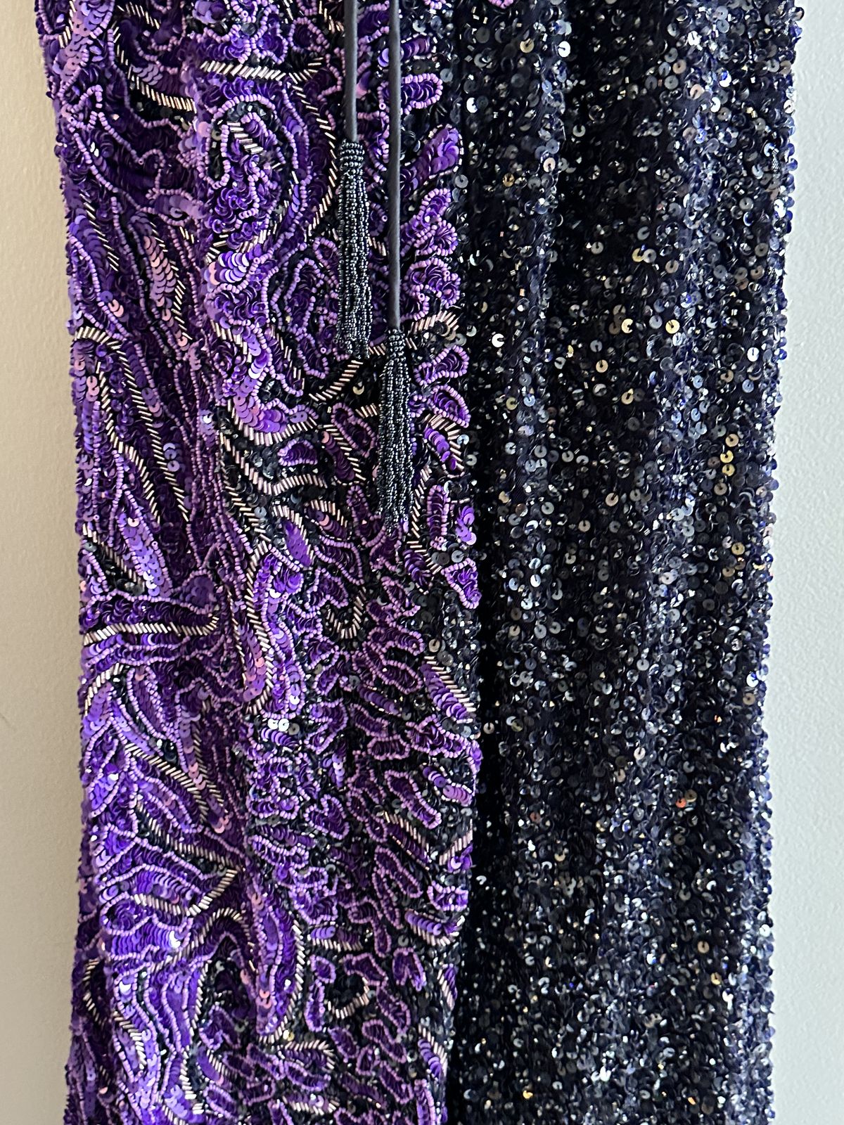 Rachel Allan Size 00 Prom Purple Side Slit Dress on Queenly