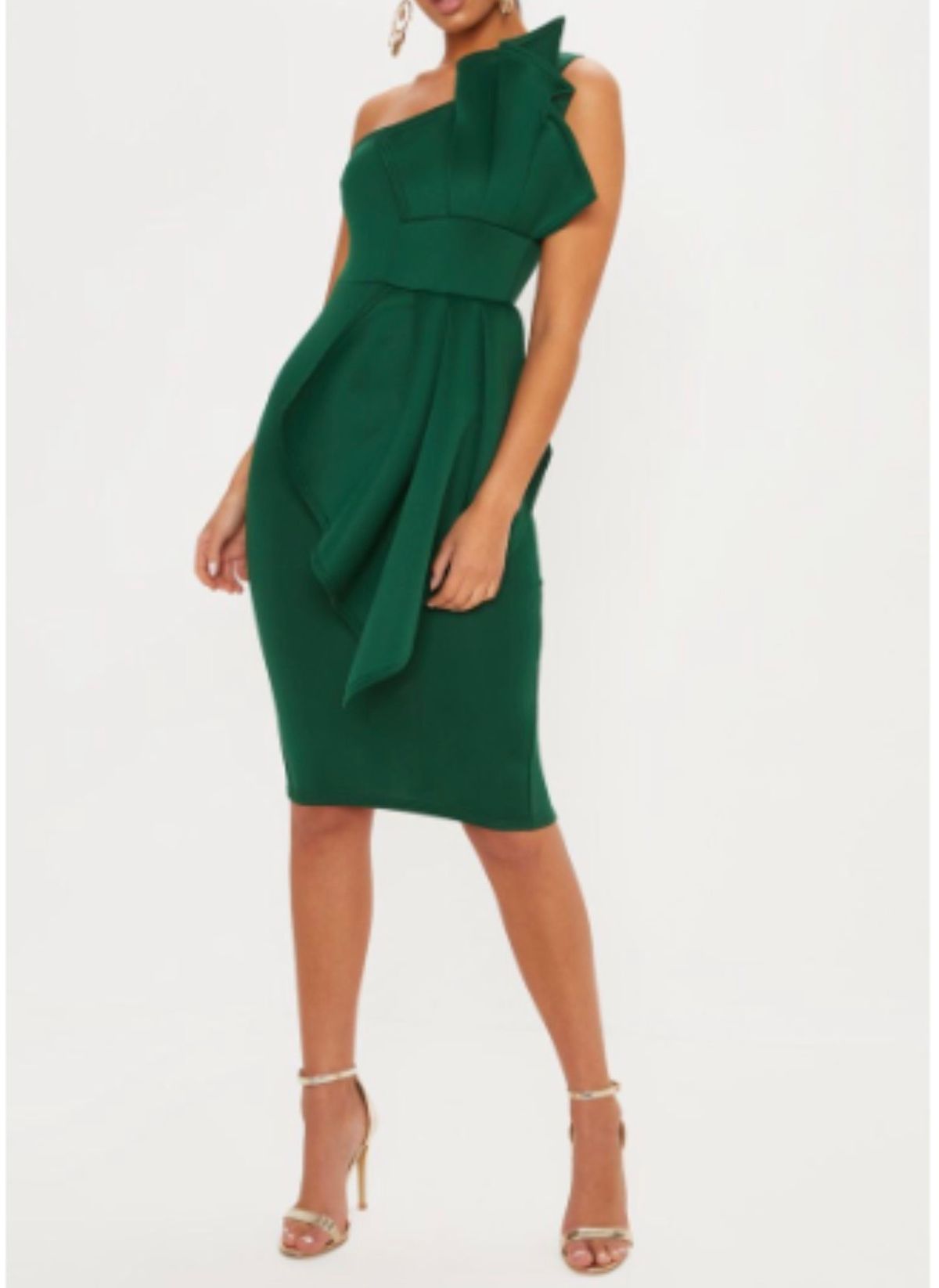 Size 0 Homecoming Green Cocktail Dress on Queenly