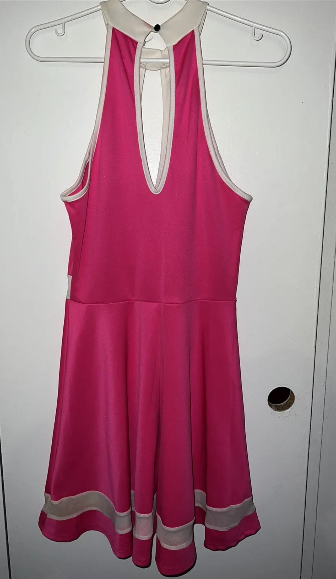 Entry Size L Prom Hot Pink Floor Length Maxi on Queenly