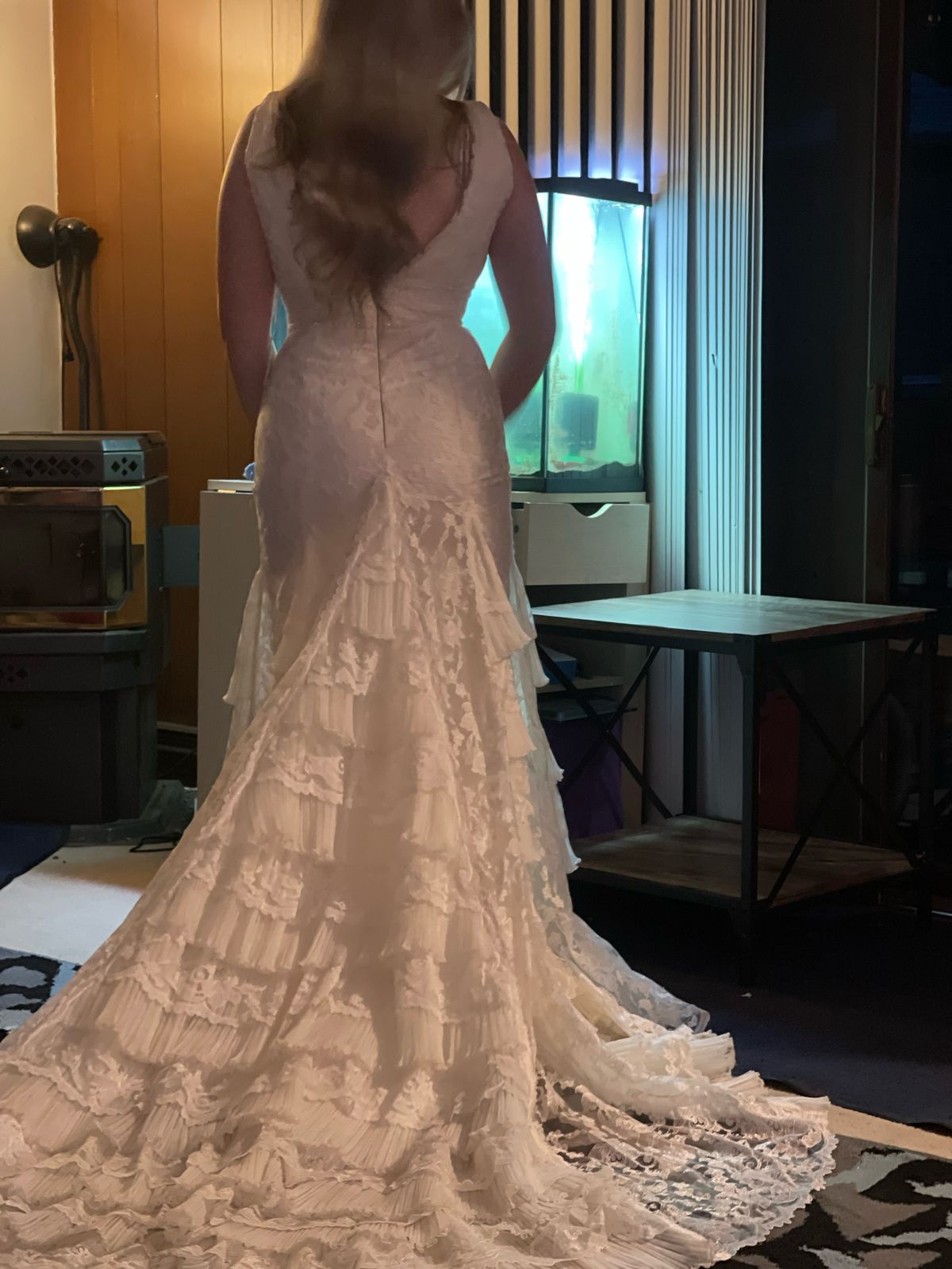 rosa clara Size 10 Wedding White Mermaid Dress on Queenly