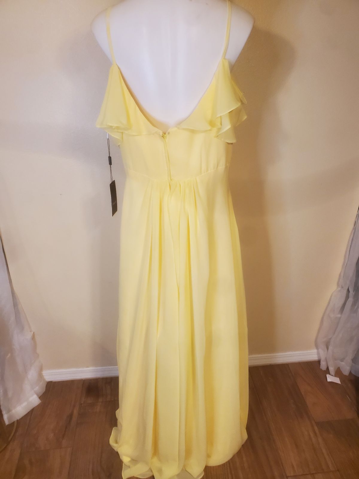 Miaoduo Plus Size 16 Yellow Ball Gown on Queenly