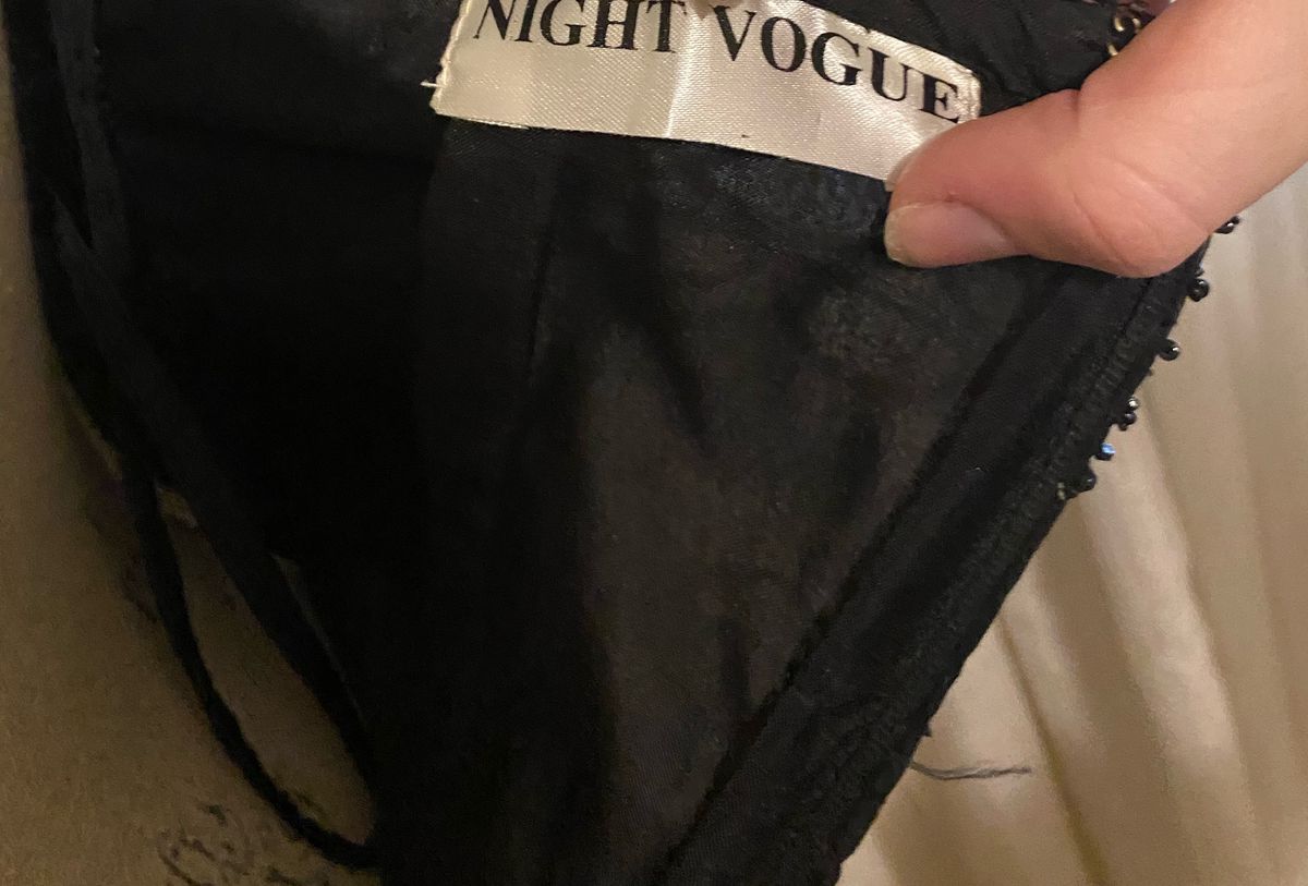 Night Vogue Size M Prom Black Cocktail Dress on Queenly